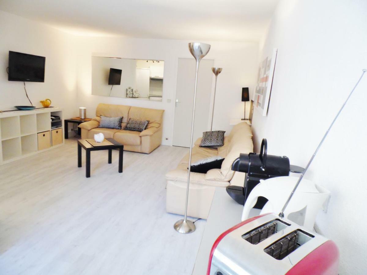 Cannes Plage 2Mn/45M2/Vue Mer/Inernet/Clim/Parking Prive Buitenkant foto